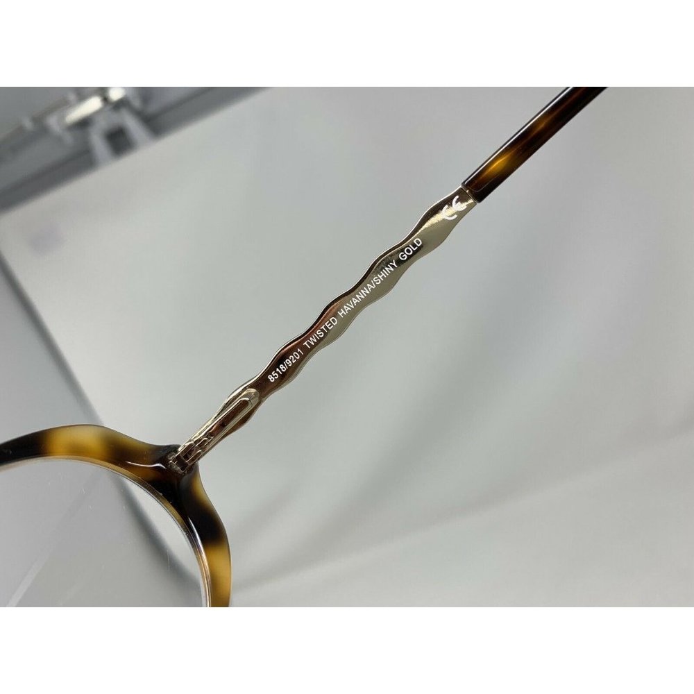 Efva Attling Eyeglasses Frames Twisted Havana ( T… - image 4